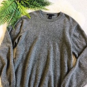 Marconi Grey Cashmere Crew Neck Sweater